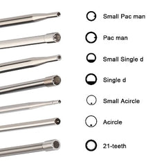 Hipa 2-Stroke Carburetor Adjustment Tool Tuning Screw Kit for Stihl Poulan Echo Husqvarna Chainsaw Weed Eater Trimmer Blower Edger Hedge Engine Pack-of-14
