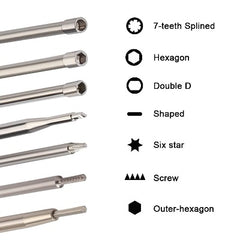 Hipa 2-Stroke Carburetor Adjustment Tool Tuning Screw Kit for Stihl Poulan Echo Husqvarna Chainsaw Weed Eater Trimmer Blower Edger Hedge Engine Pack-of-14