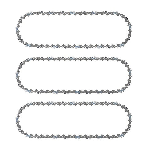 Hipa S49 14 Inch Chain 3/8 LP .050 49DL For #91VXL049G Mcculloch Mac 3200 3214 3216 3516 Poulan PLN1514 Echo PPT-265 Cutting Chainsaw (3 Piece)