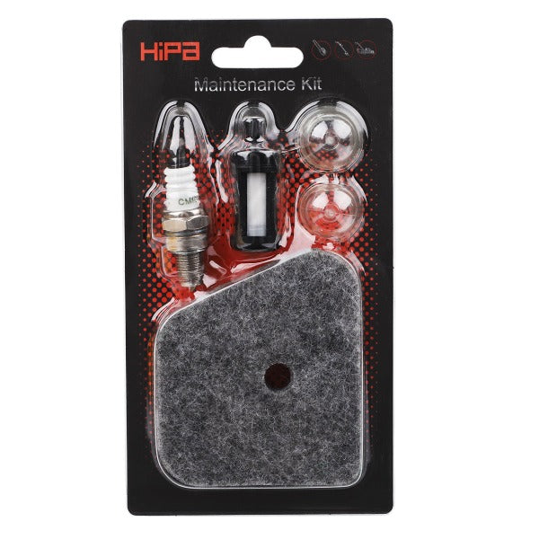 Hipa Air Filter + Spark Plug + Fuel Filter + Primer Bulb for STIHL FS90 FS100 FS110 FS130 String Trimmer