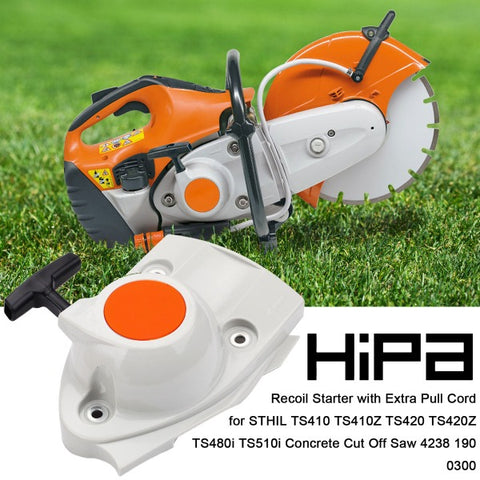 Hipa Recoil Starter for STIHL TS410 TS410Z TS420 TS420Z TS480i TS510i Concrete Cut Off Saw Replace 4238 190 0300