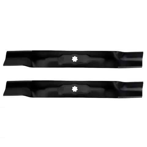 Hipa 2-Pack High Lift Blade for John Deere 42 inch Deck LT160 SST15 SST16 EZtrak Lawn Mower Replace AM137327