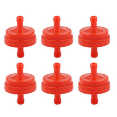 Hipa 6pcs 1/4 inch Inline 298090 298090S Gas Fuel Filter For Briggs Stratton Tecumseh HSK40 HSK50 HS50 HSSK40 HSSK50 Engine Lawn Mower