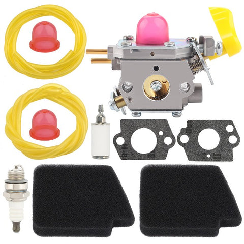 Hipa Carburetor Kit For Poulan Pro Leaf Blower BVM210VS SM210VS Replaces 545180811 Zama C1U W45A