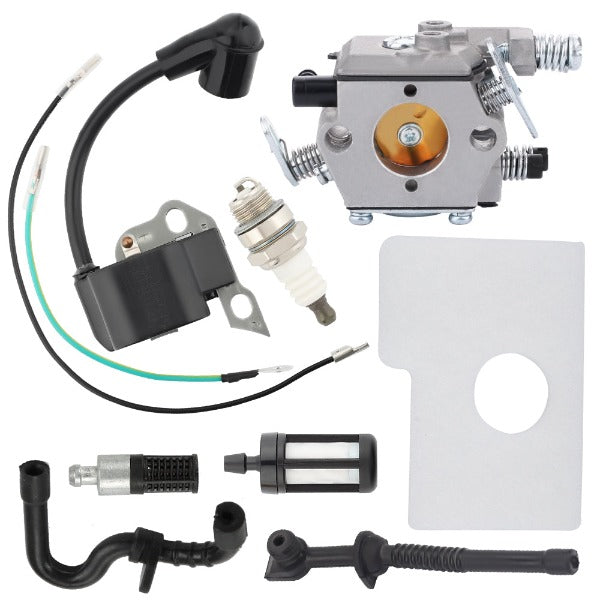 Hipa Carburetor Kit with Ignition Coil For Stihl MS170 MS180 017 018 MS170C MS180C Chainsaw Replace Walbro WT-325 WT-325A