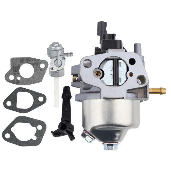 Hipa Carburetor + Fuel Shut Off Valve for Honda Gx120 GX168 GX200 Champion Generac Duromax 3500 Watt Generator # 16211-ZE1-000
