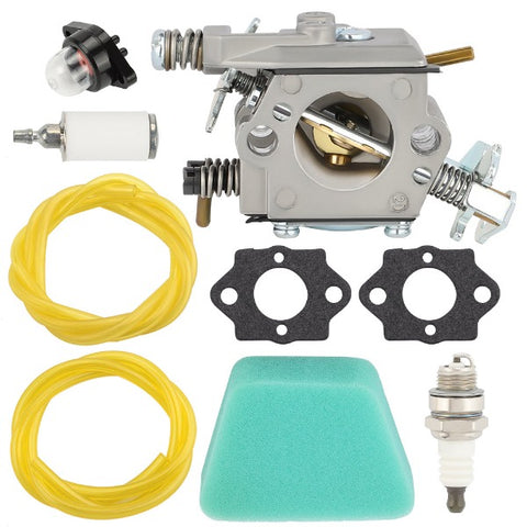 Hipa WT-891 Carburetor Kit for Poulan Woodshark 1950 2150 2375 2075 2450 2550 2375LE Chainsaw Replaces WT-662 WT-637