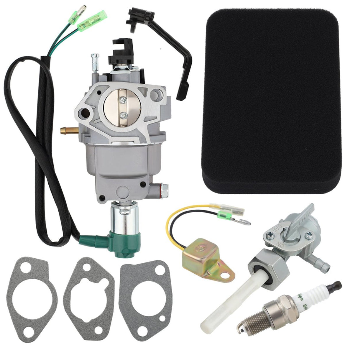 Cancanle Tapa del tanque de combustible para Honda GX340 GX390 188F 11HP 13HP 4-Stroke Motor de gasolina generador de motor bomba de agua Cancanle Tapa del tanque de combustible para Honda GX340 GX390 188F 11HP 13HP 4-Stroke Motor de gasolina generador de motor bomba de agua