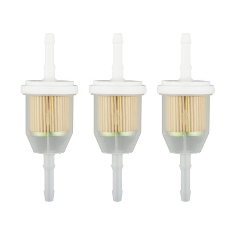 Hipa AM116304 Fuel Filter Fits 1/4" & 5/16" Fuel Line for LA105 LA110 LA115 LA120 LA125 #25 050 22-S 71-5960 120-436 GY20709 149-2206-01 Lawn Tractor