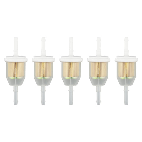 Hipa AM116304 Fuel Filter Fits 1/4" & 5/16" Fuel Line for LA105 LA110 LA115 LA120 LA125 #25 050 22-S 71-5960 120-436 GY20709 149-2206-01 Lawn Tractor