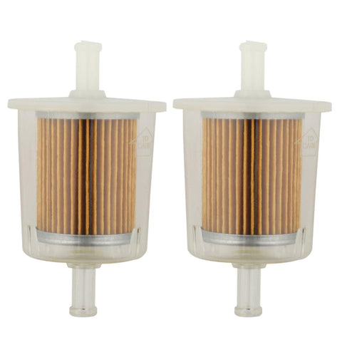 Hipa (Pack of 2) 12581-43012 Inline Diesel Gasoline Fuel Filter for Kubota 12581-43010 BX22D BX23D BX24D BX25 BX1870 AM876035 F912 F932 Lawn Mower